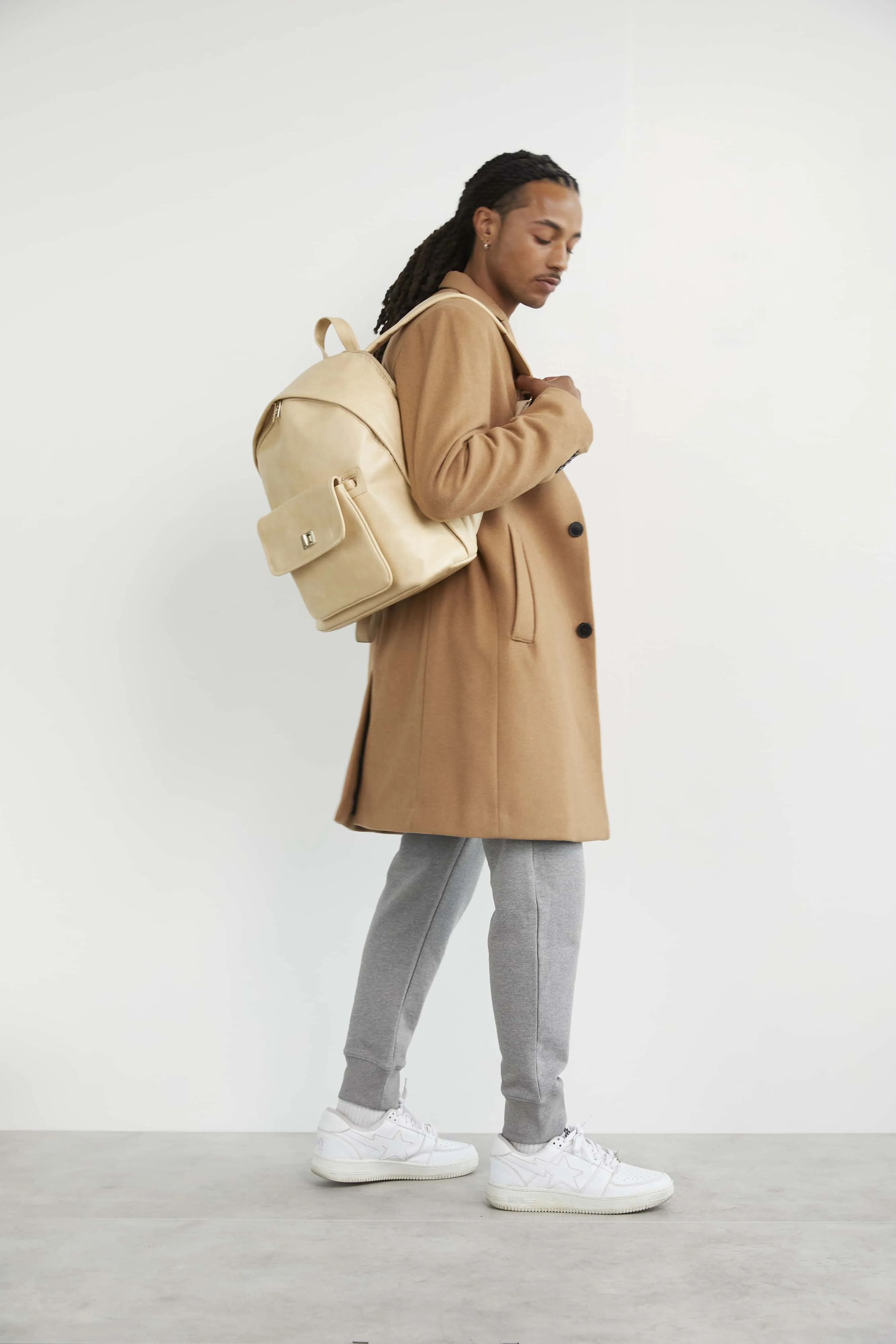 The 2-In-1 Backpack in Beige