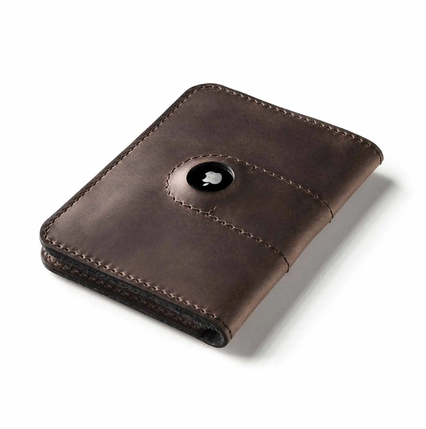 Veg-Tanned Leather AirTag Passport Wallet / Case