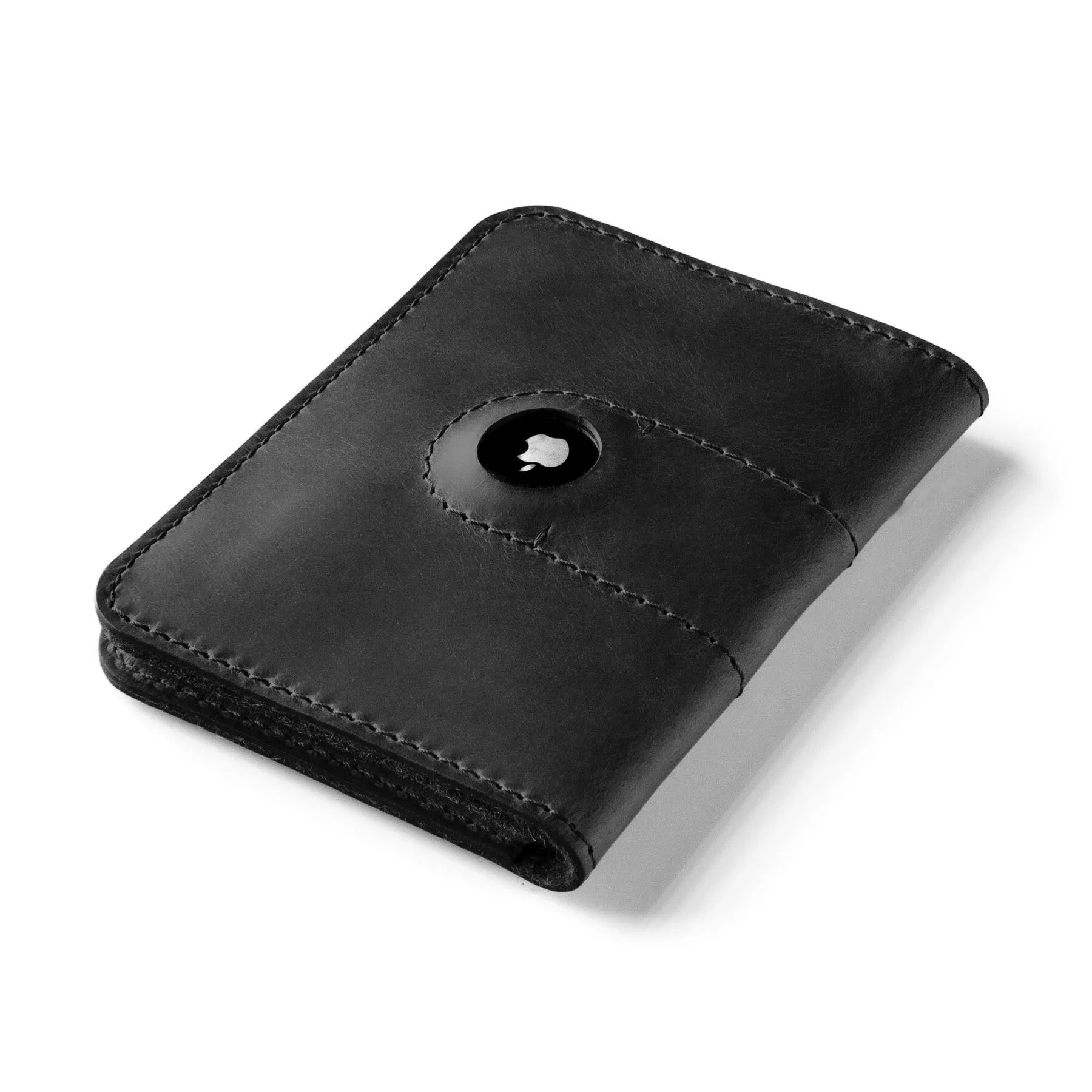 Veg-Tanned Leather AirTag Passport Wallet / Case