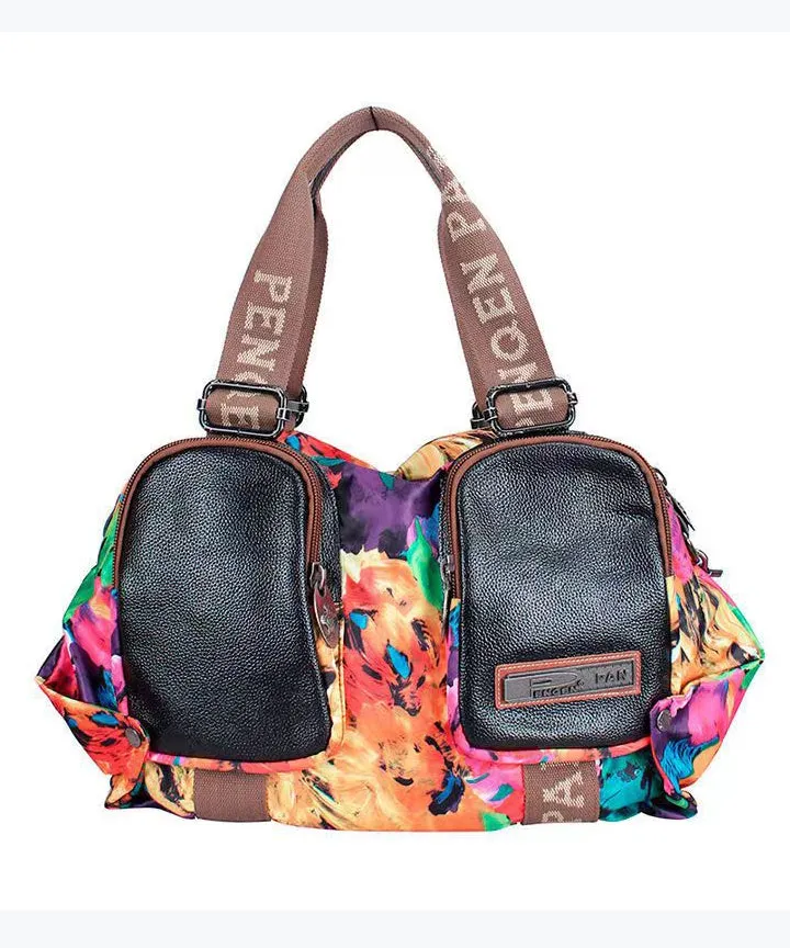 Versatile Casual Oversized Printed Patchwork Crossbody Bag ZX1041