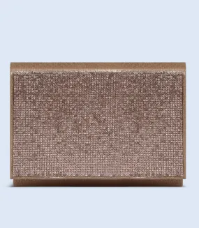 WB2605-CHAMPAGNE-Women Snazzy Clutch