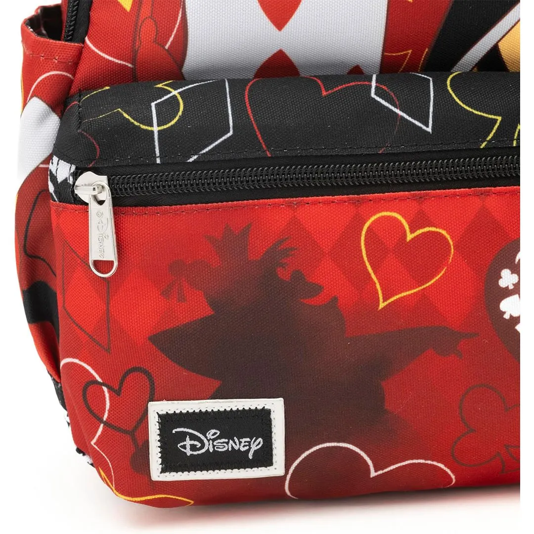 WondaPop Disney Alice in Wonderland Queen of Hearts 13 Nylon Mini Backpack